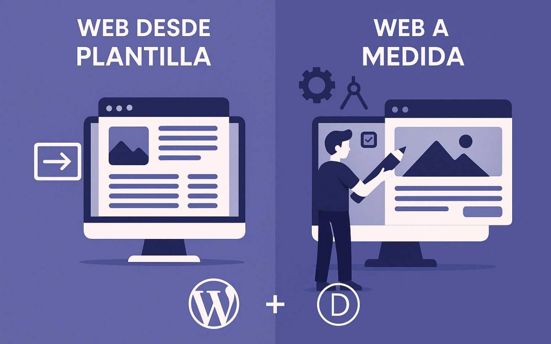 Diferencias entre crear una web desde una plantilla o a medida.