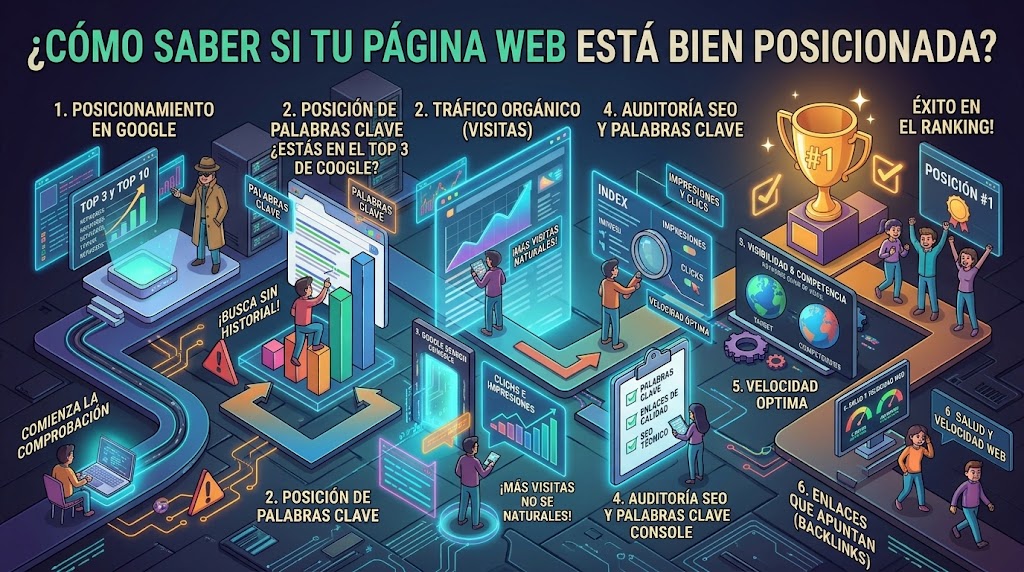 Cómo saber si tu página web está bien posicionada